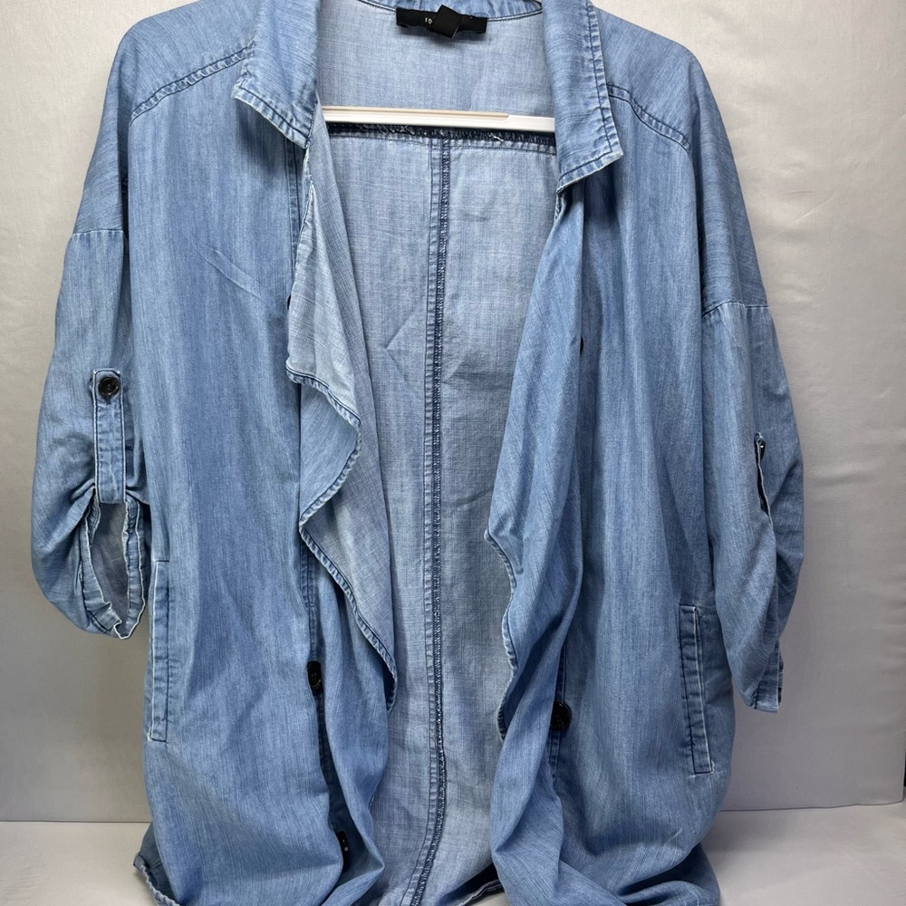 Forever 21 Light‎ Blue Jean Jacket